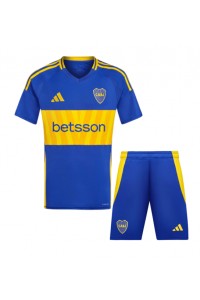 Boca Juniors Babytruitje Thuis tenue Kind 2024-25 Korte Mouw (+ Korte broeken)